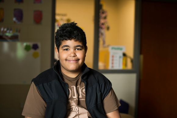 Student seated