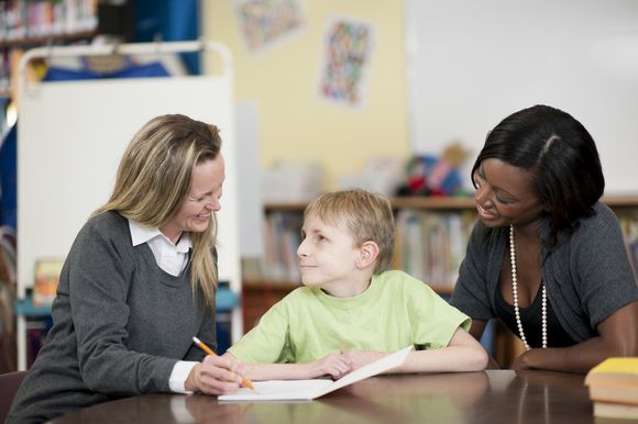 Classroom with two teachers